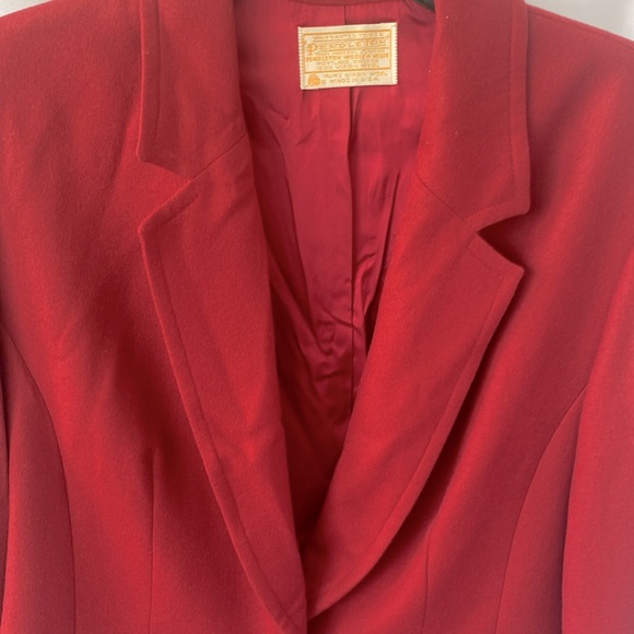 Pendleton red wool blazer - Picture 4 of 6